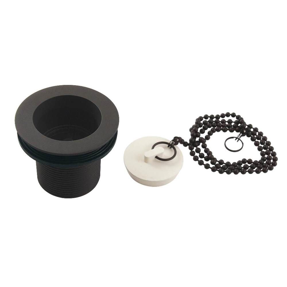Kingston Brass Kingston Brass DSP17ORB 1-1/2'' Chain and Stopper Tub Drain with 1-3/4'' Body Thread, Oil Rubbed Bronze